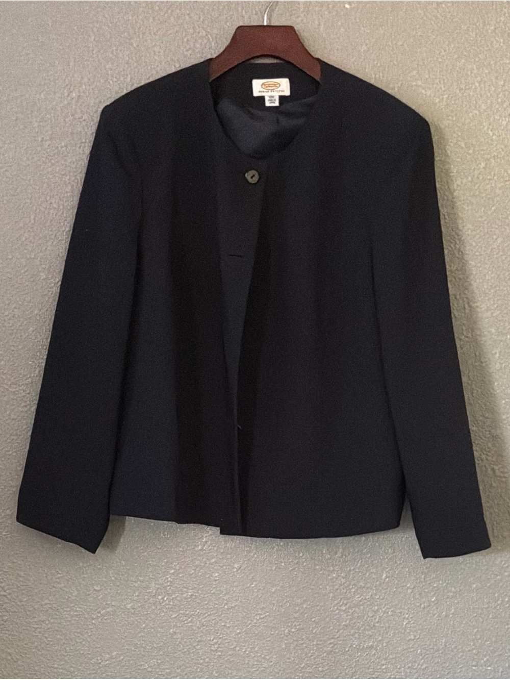 Talbots Dark Navy blue suit size 18 petite